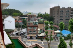 View from the gym balcony.