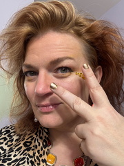 David Bowie Goblin King inspired makeup transformation